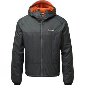 Men's Montane Prism Insulated Jackets Dark Grey / Orange India | RN12-066