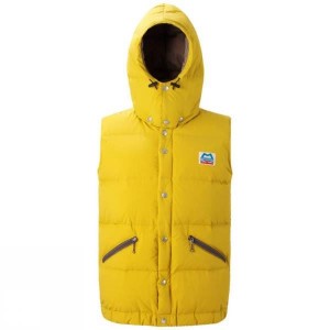 Men's Mountain Equipment Retro Lightline Vest Insulated Jackets Yellow India | CI23-743