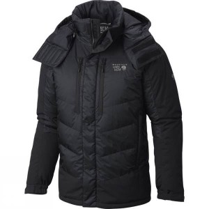 Men's Mountain Hardwear Glacier Guide Down Parka Insulated Jackets Black India | BM94-893