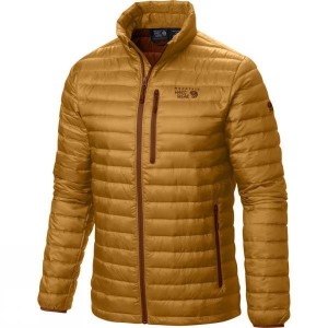 Men's Mountain Hardwear Nitrous Down Insulated Jackets Gold India | ZR68-622