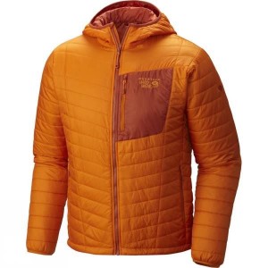 Men's Mountain Hardwear Thermostatic Hooded Insulated Jackets Orange / Copper India | WI45-397