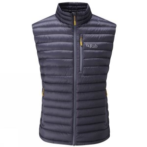 Men's Rab Microlight Vest Insulated Jackets Navy India | WM05-738