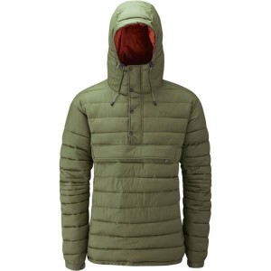 Men's Rab Synergy Pull-On Insulated Jackets Olive India | OE47-027