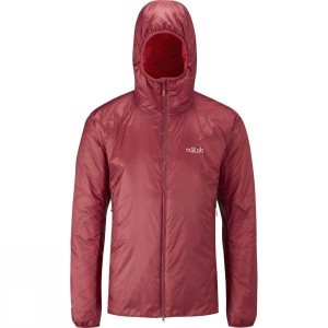 Men's Rab Xenon X Insulated Jackets Dark Red India | IZ13-395