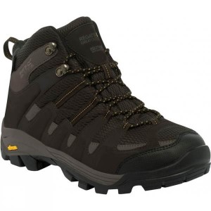 Men's Regatta Burrell Mid Walking Boots Dark Grey India | CZ41-528