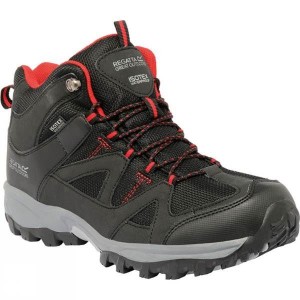 Men's Regatta Gatlin Mid Walking Boots Grey / Red India | KV43-432