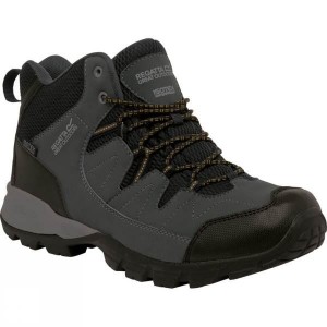 Men's Regatta Holcombe Mid Walking Boots Dark Grey India | RU83-461