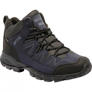 Men's Regatta Holcombe Mid Walking Boots Purple / Grey India | IS07-158