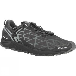 Men's Salewa Multi Track GTX Approach Shoes Black / Silver India | IF86-111