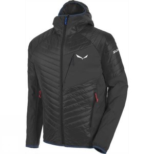 Men's Salewa Ortles Hybrid 2 PrimaLoft Insulated Jackets Black India | IX30-322