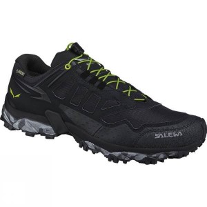 Men's Salewa Ultra Train GTX Approach Shoes Black India | CD71-901