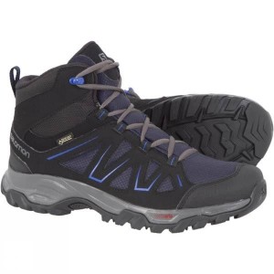 Men's Salomon Tibai Mid Walking Boots Dark Grey / Purple India | OT30-933