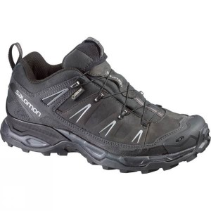 Men's Salomon X Ultra LTR GTX Approach Shoes Dark Grey India | FZ95-370