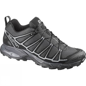 Men's Salomon X Ultra Prime Approach Shoes Grey / Black India | JP41-010