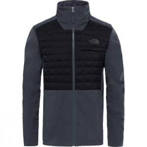 Men's The North Face Parkwood ThermoBall Hybrid Insulated Jackets Grey / Black India | OO81-329