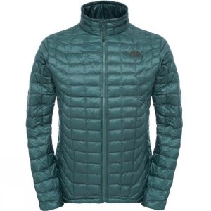 Men's The North Face ThermoBall Full Zip Insulated Jackets Green India | NX09-414