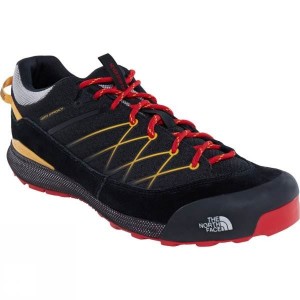 Men's The North Face Verto Approach II Approach Shoes Black / Yellow India | IY31-933