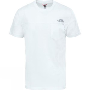 Men's The North Face Z-Pocket T Shirts White India | PX52-586