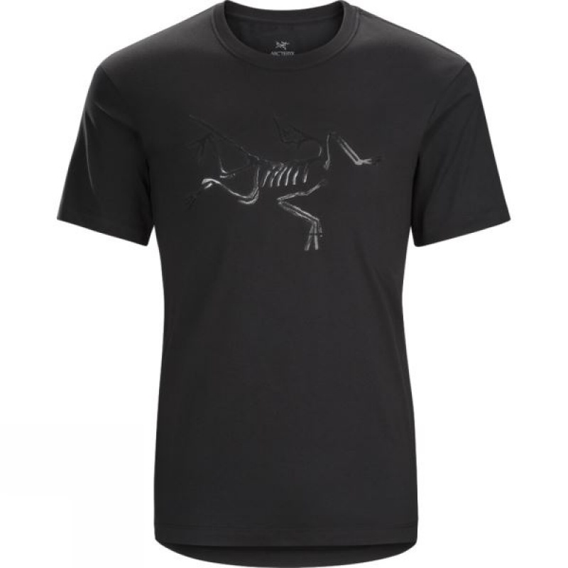 Men\'s Arc\'teryx Archaeopteryx Short Sleeve T Shirts Dark Grey India | CZ97-575