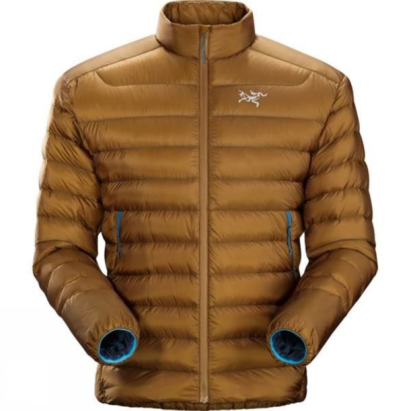 Men\'s Arc\'teryx Cerium LT Insulated Jackets Brown India | LV26-891