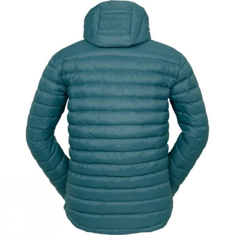 Men's Ayacucho Atlas Down Hoodie Insulated Jackets Green India | JU93-244