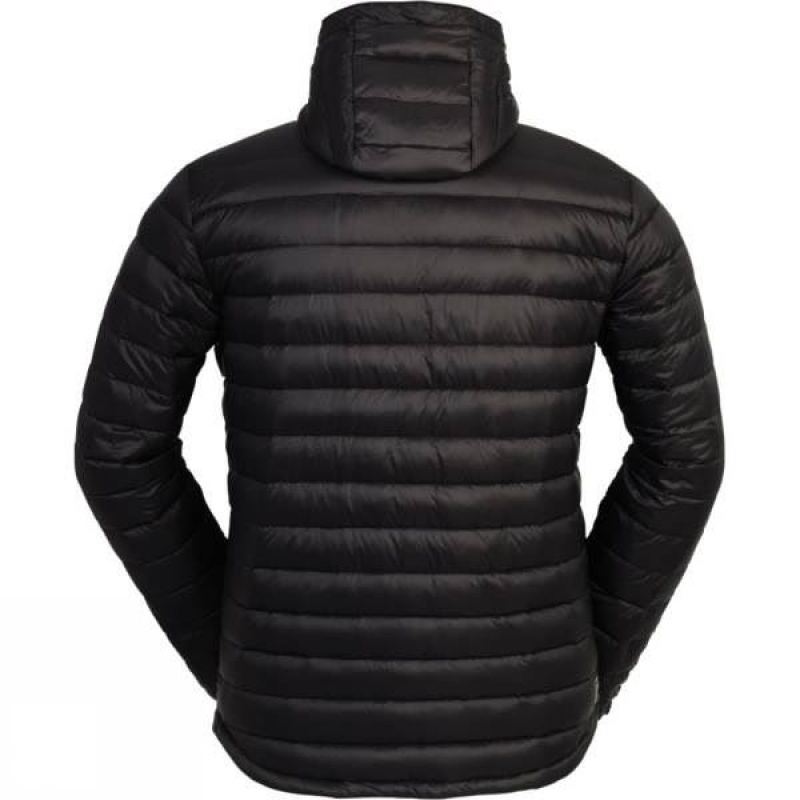 Men's Ayacucho Atlas Down Hoodie Insulated Jackets Black India | YR80-678