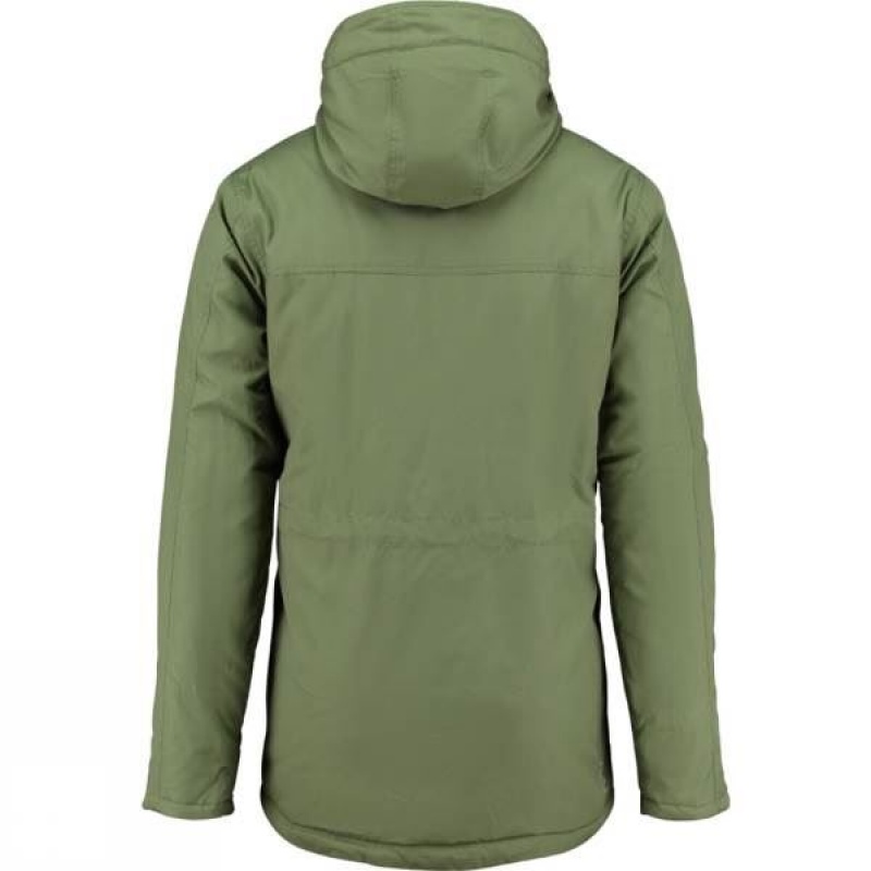 Men's Ayacucho Highland Winter Parka Insulated Jackets Green India | ZQ39-178