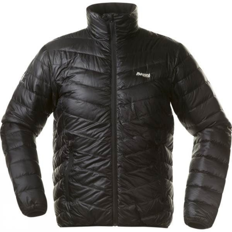 Men\'s Bergans Down Light Insulated Jackets Black India | LD65-609