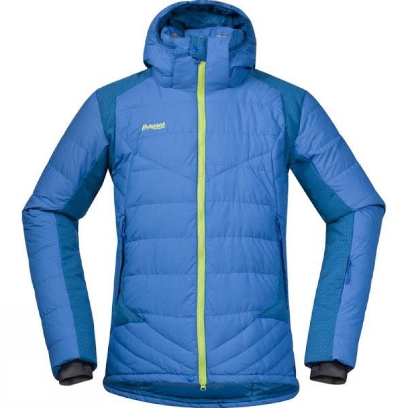 Men\'s Bergans Rjukan Down Insulated Jackets Blue India | NY98-988