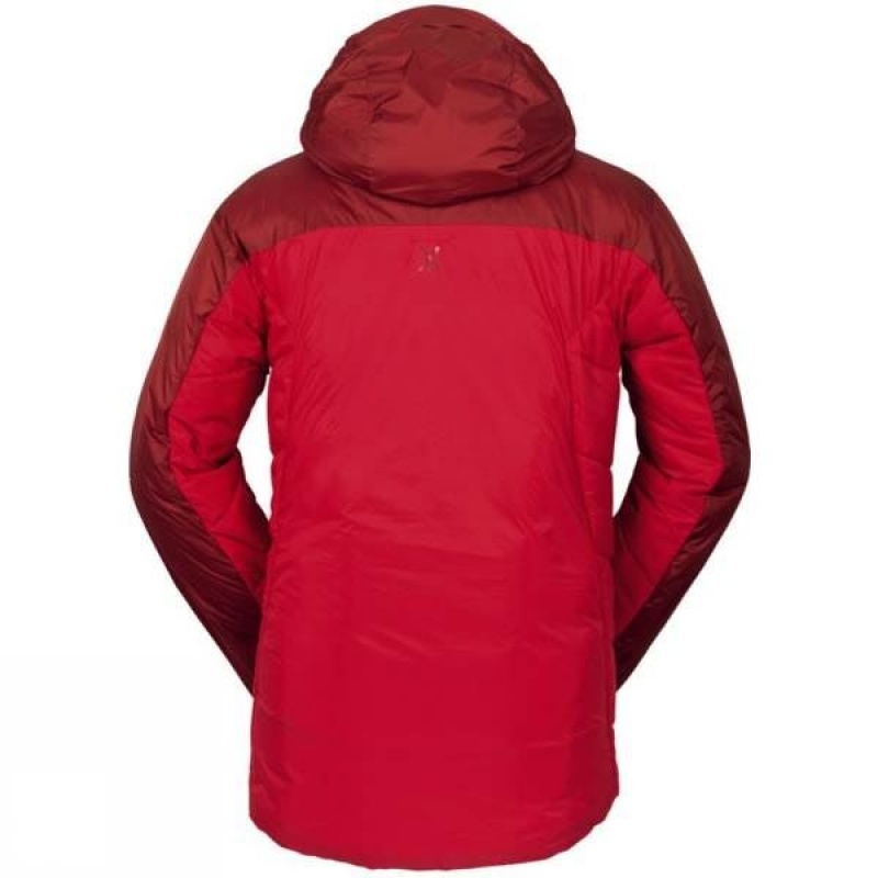 Men's Berghaus Extrem 7000 Belay Parka Insulated Jackets Red India | ME37-900