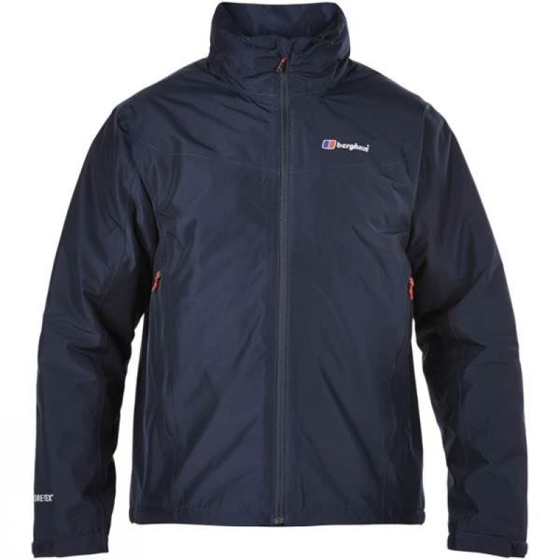 Men\'s Berghaus Thunder Hydroloft Insulated Jackets Navy India | GI52-237