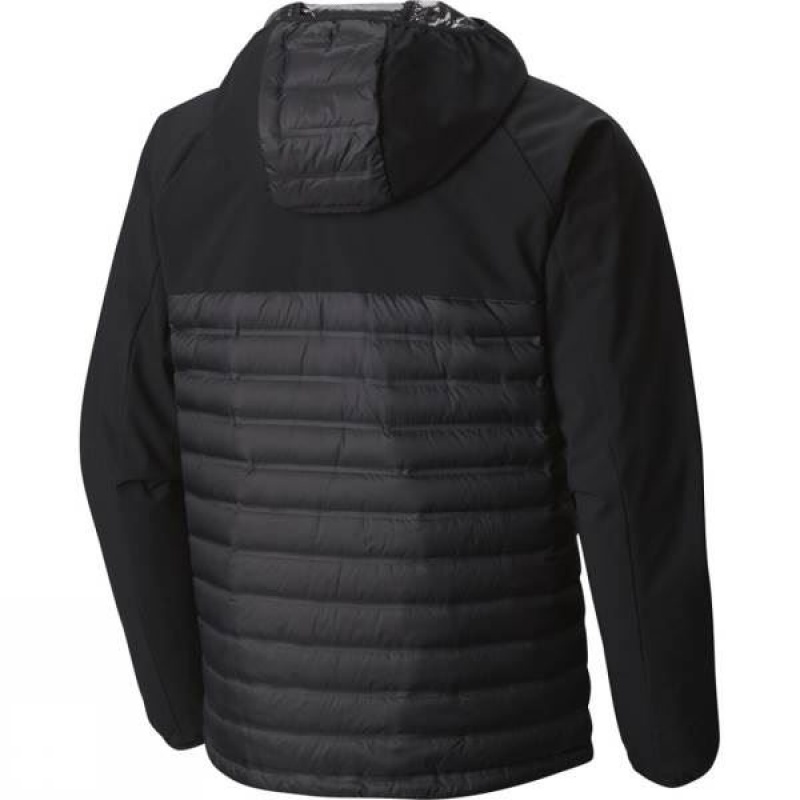 Men's Columbia Dutch Hollow Hybrid Insulated Jackets Black India | IV56-266