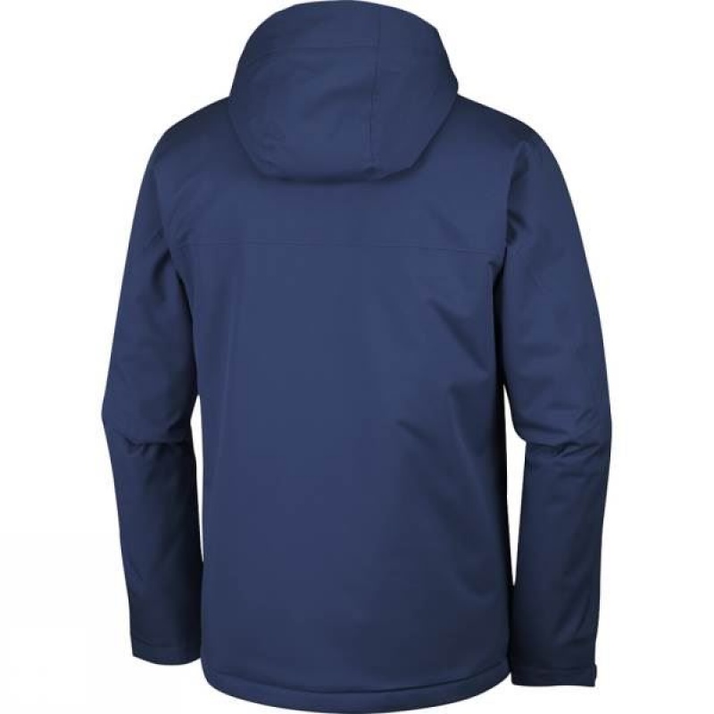 Men's Columbia Everett Mountain Insulated Jackets Navy India | HD18-830