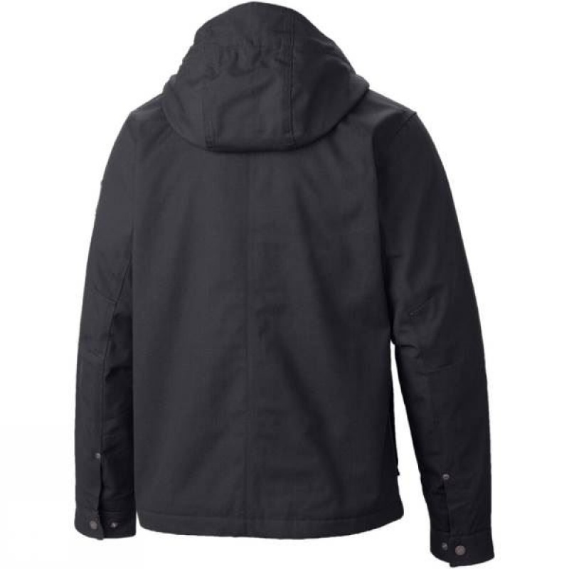 Men's Columbia Loma Vista Hooded Insulated Jackets Dark Grey India | UM31-461