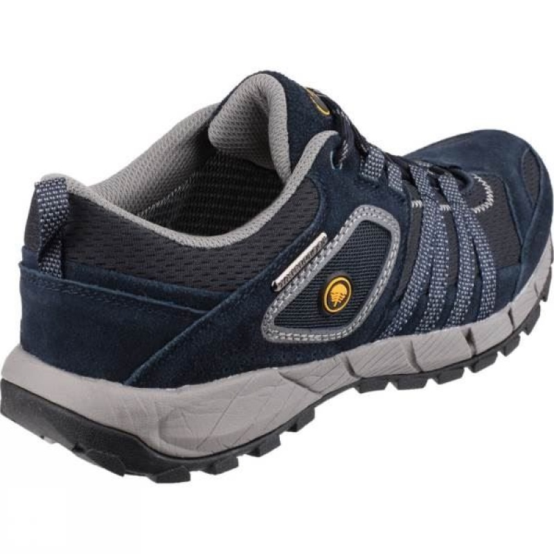 Men's Cotswold Sevenwells Approach Shoes Black / Blue India | WE43-437