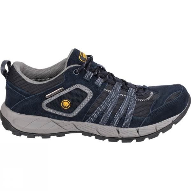 Men's Cotswold Sevenwells Approach Shoes Black / Blue India | WE43-437