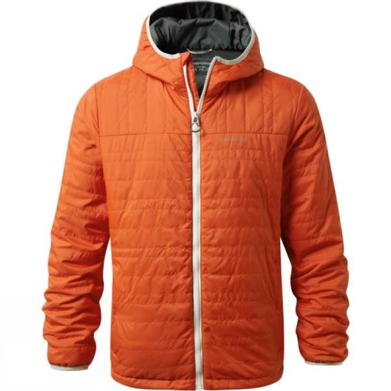 Men\'s Craghoppers CompLite II Insulated Jackets Orange India | EE57-255