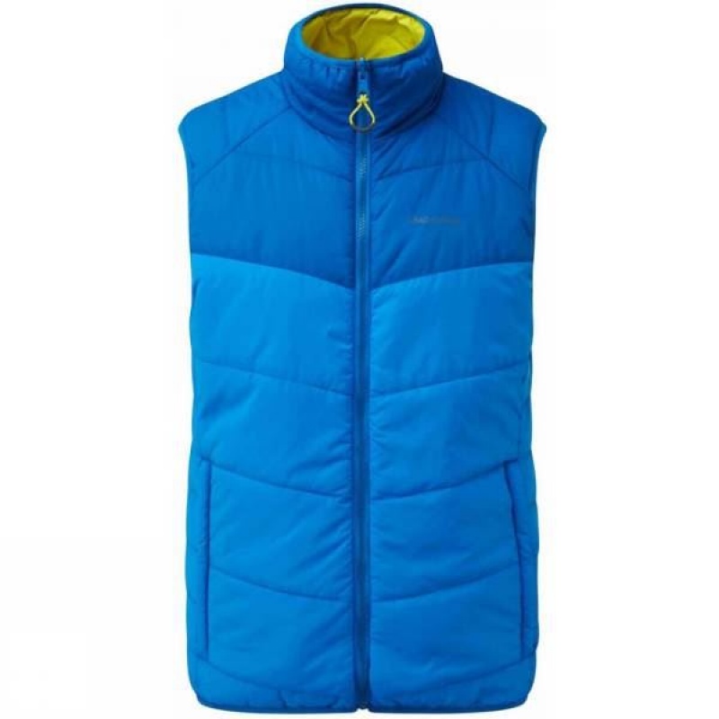 Men\'s Craghoppers Compress Lite Vest Insulated Jackets Blue / Deep Blue India | MN95-486