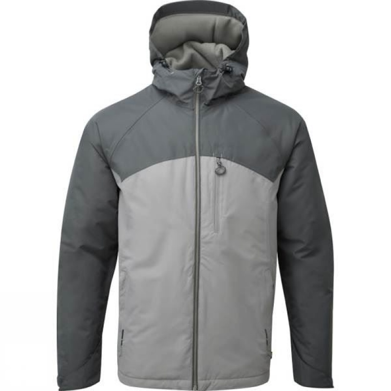 Men\'s Craghoppers Reaction Thermic III Insulated Jackets Grey / Dark Grey India | EP42-743