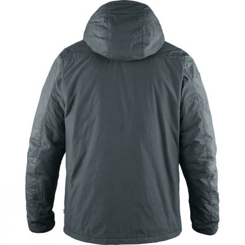 Men's Fjallraven High Coast Padded Insulated Jackets Dark Grey India | GG36-118