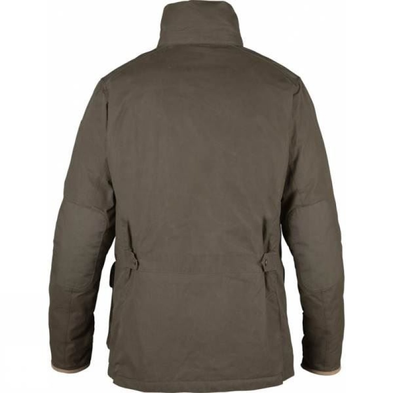 Men's Fjallraven Sörmland Padded Insulated Jackets Dark Olive India | XJ72-005