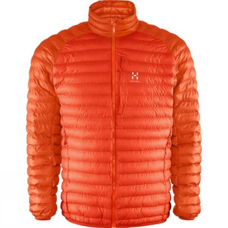 Men\'s Haglofs Essens Mimic Insulated Jackets Orange India | BZ51-861