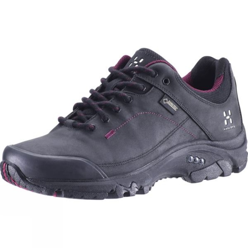 Men\'s Haglofs Ridge II GT Approach Shoes Black / Grey India | YS09-805