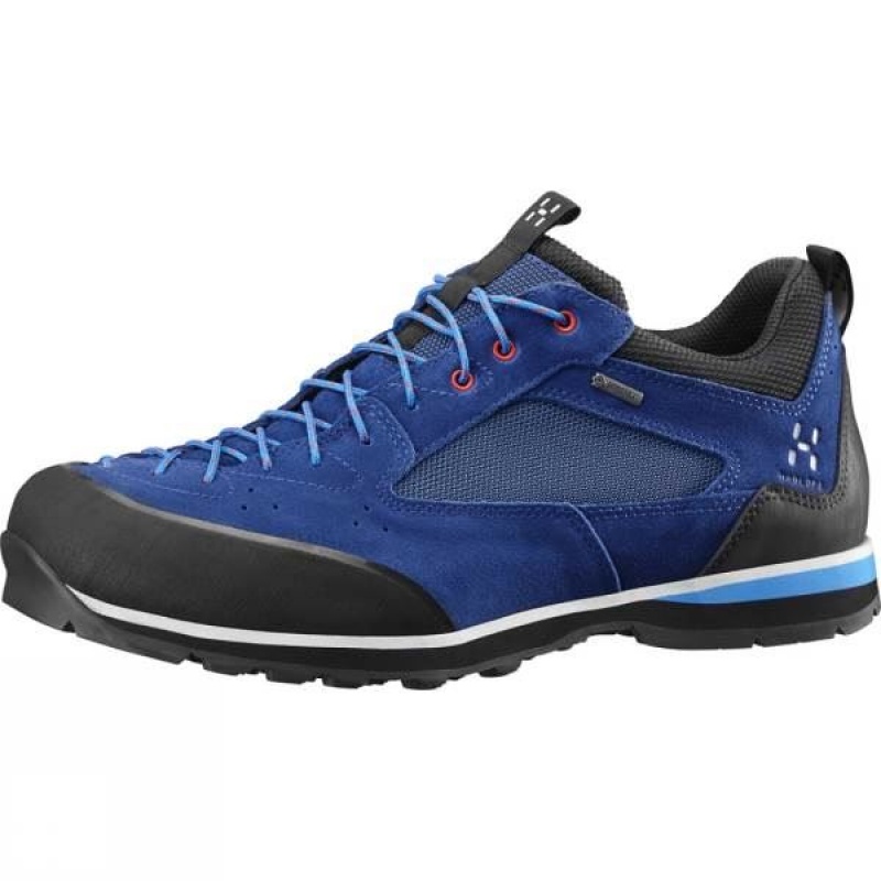 Men\'s Haglofs Roc Icon GT Approach Shoes Blue India | QC87-848