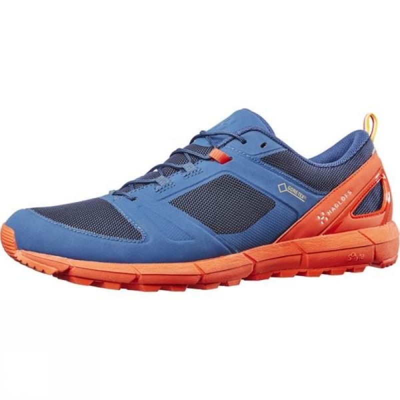 Men\'s Haglofs Strive GT Approach Shoes Blue India | MV89-222