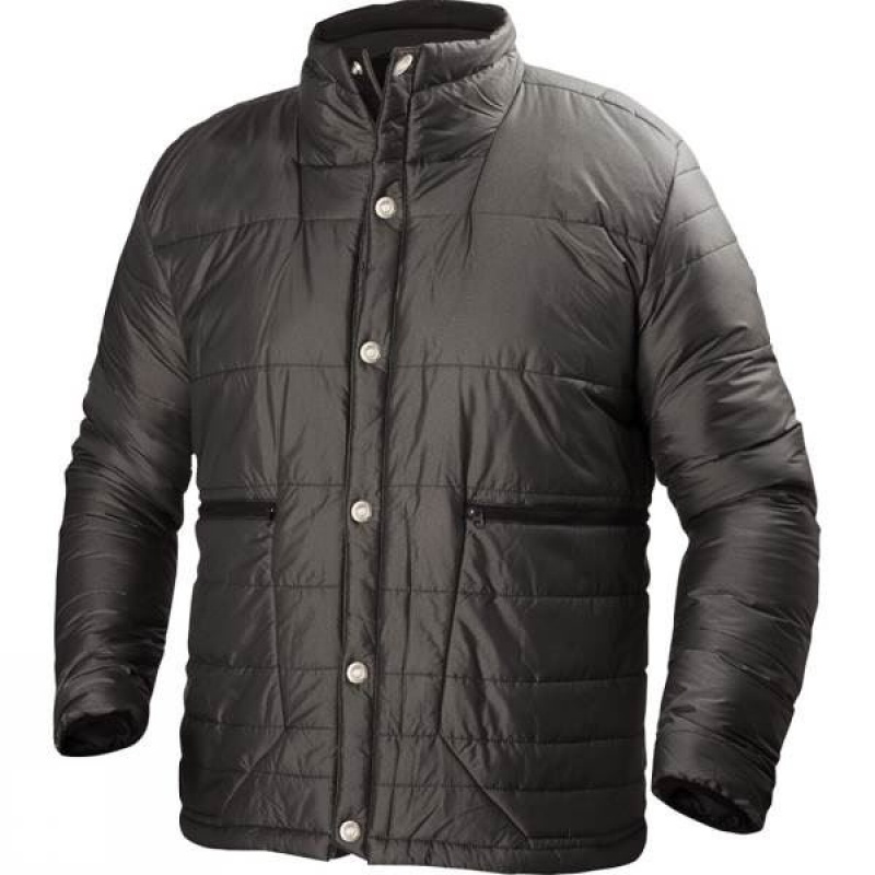 Men's Helly Hansen Steve Insulated Jackets Black India | GG63-233