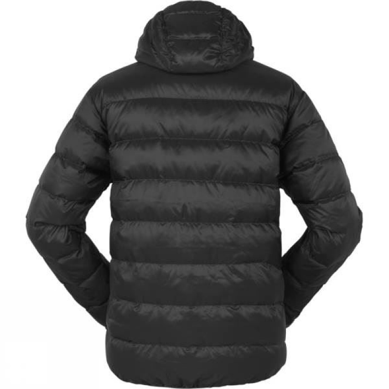 Men's Jack Wolfskin Nordfjord Down Insulated Jackets Black India | RL61-405