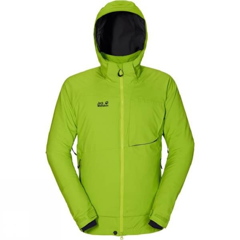 Men\'s Jack Wolfskin Revelstoke Texapore II Insulated Jackets Green India | QC67-636