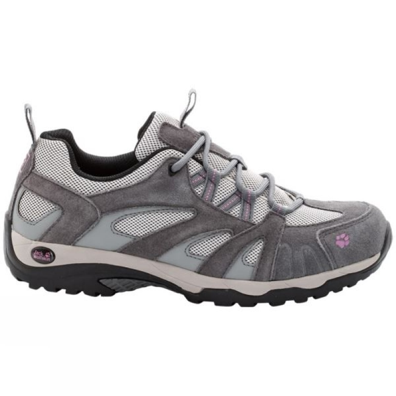 Men's Jack Wolfskin Vojo Hike Low Approach Shoes Grey India | BD28-799