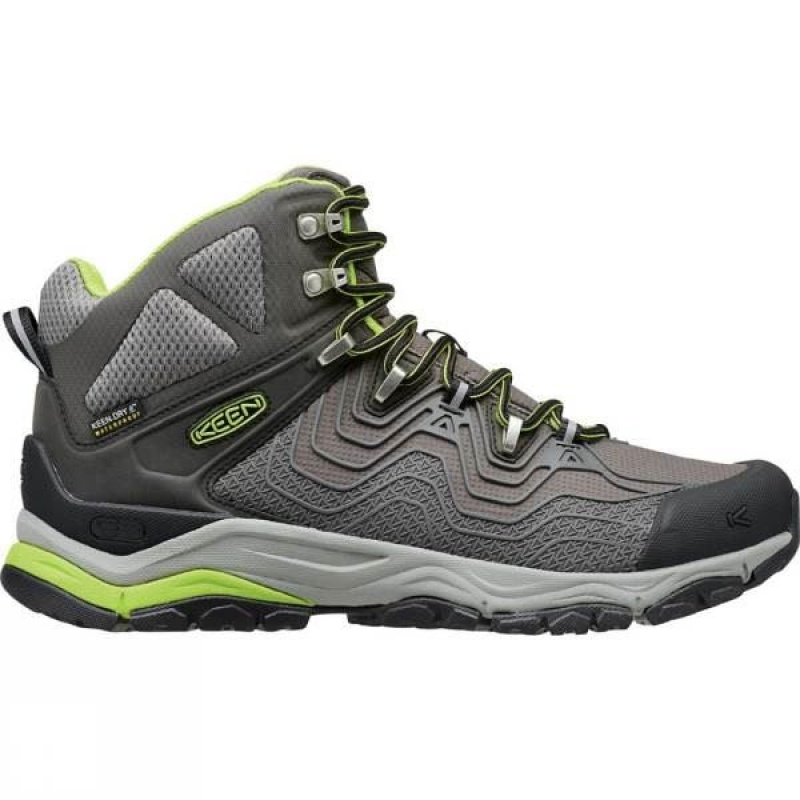 Men's Keen Aphlex Waterproof Walking Boots Grey / Orange India | CC79-821